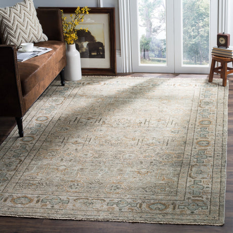 Safavieh Izmir Izm188A Linen/Dusty Teal Rug - Safavieh - izm188a - 4