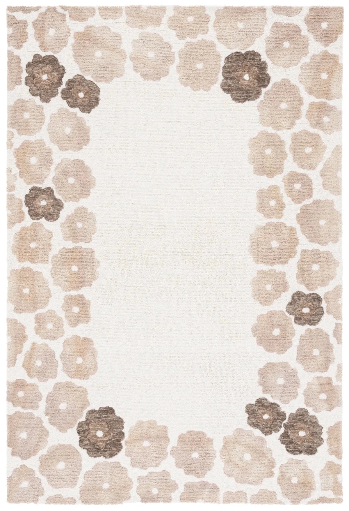 Safavieh Jardin 4'-0" x 6'-0" Rug in Beige / Ivory