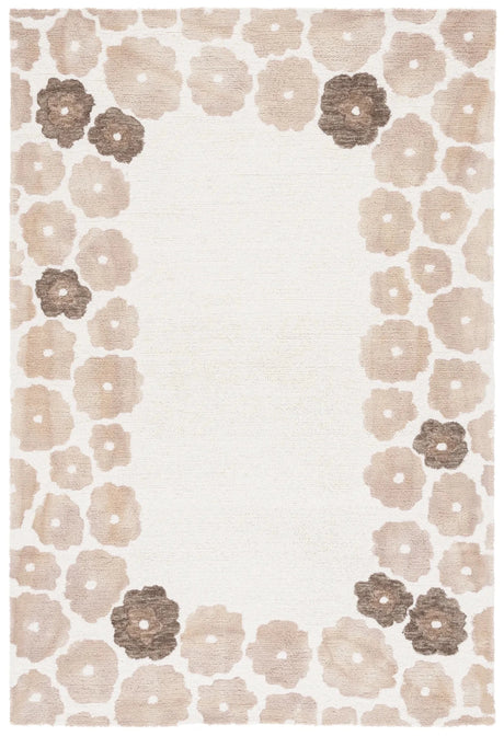 Safavieh Jardin 4'-0" x 6'-0" Rug in Beige / Ivory
