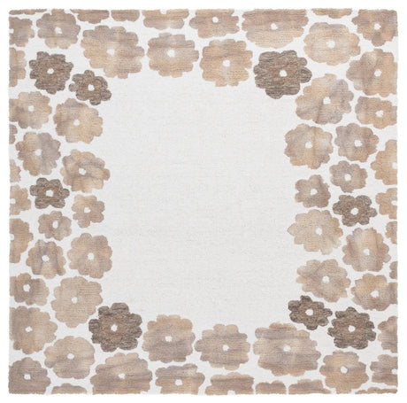 Safavieh Jardin 6'-0" x 6'-0" Rug in Beige / Ivory