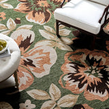 Safavieh Jardin 8'-0" x 10'-0" Rug in Green / Pink