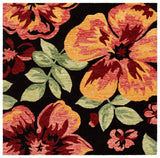 Safavieh Jardin 6'-0" x 6'-0" Rug in Black / Red
