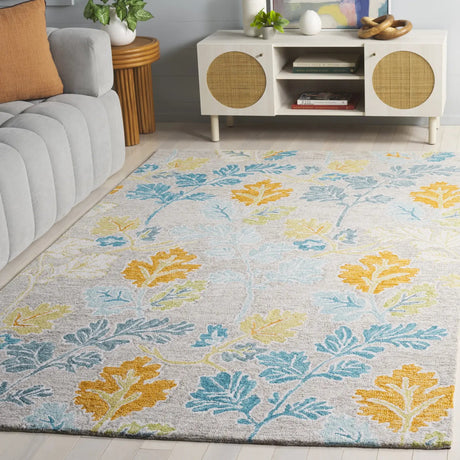Safavieh Jardin 4'-0" x 6'-0" Rug in Blue / Grey
