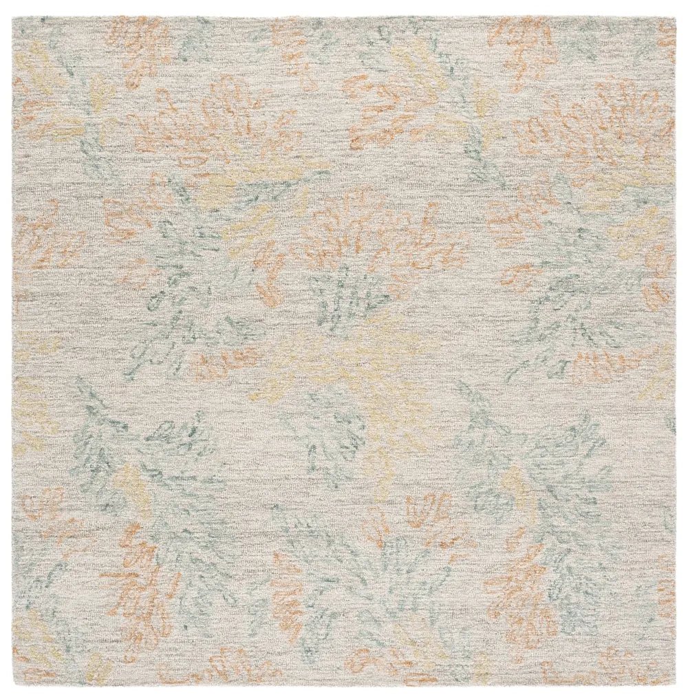 Safavieh Jardin 6'-0" x 6'-0" Rug in Grey / Rust