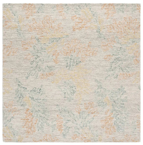 Safavieh Jardin 6'-0" x 6'-0" Rug in Grey / Rust