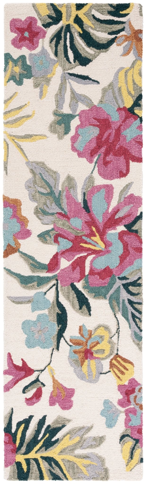 Safavieh Jardin Jar151A Ivory/Pink Rug - Safavieh - jar151a - 28