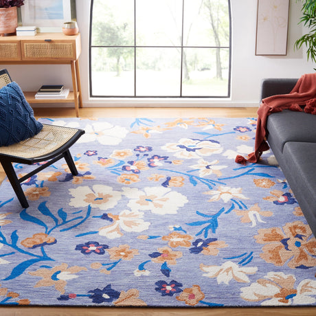 Safavieh Jardin Jar153M Blue/Ivory Rug - Safavieh - jar153m - 6r