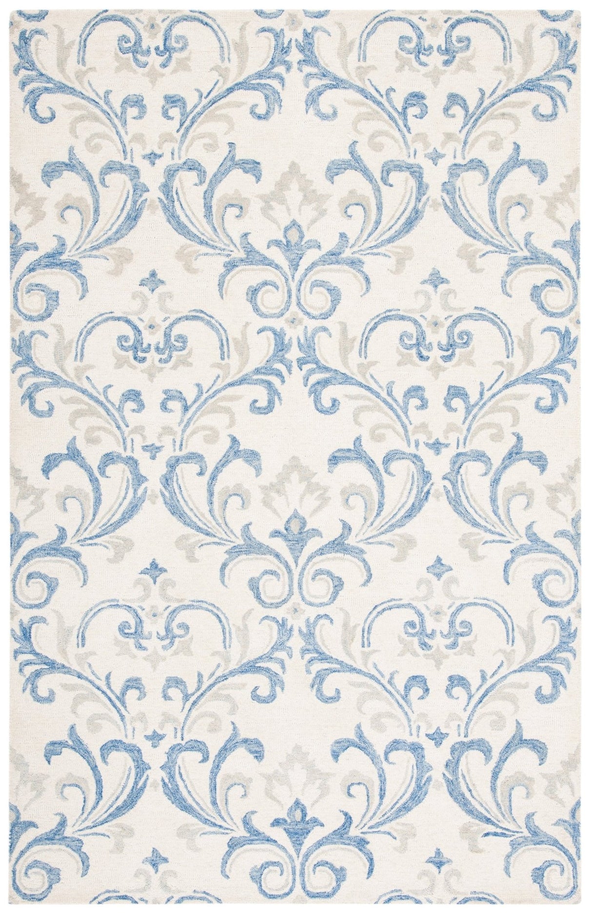 Safavieh Jardin Jar154A Ivory/Blue Rug - Safavieh - jar154a - 3