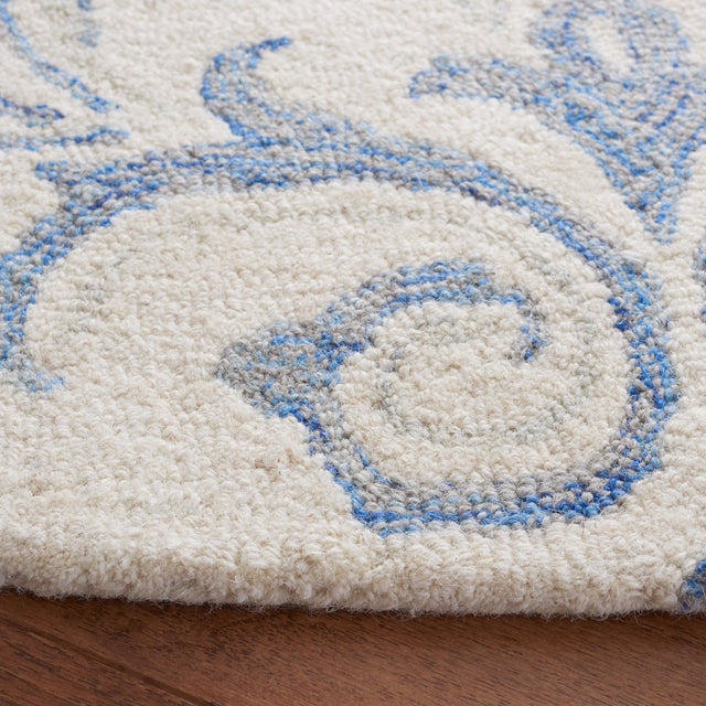 Safavieh Jardin Jar154A Ivory/Blue Rug - Safavieh - jar154a - 3