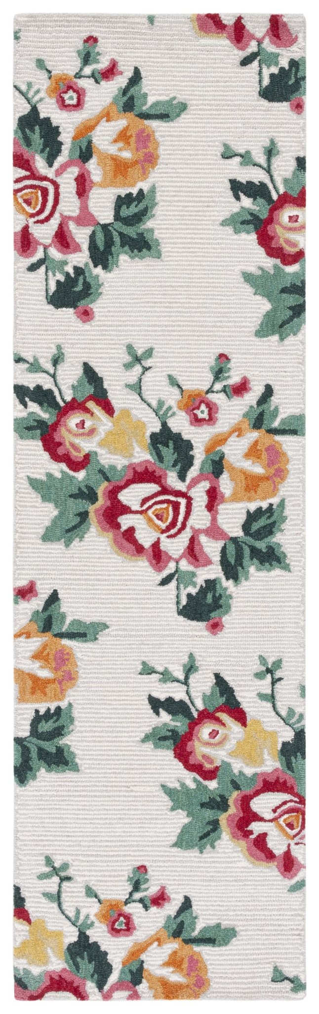 Safavieh Jardin Jar156A Ivory/Red Rug - Safavieh - jar156a - 28