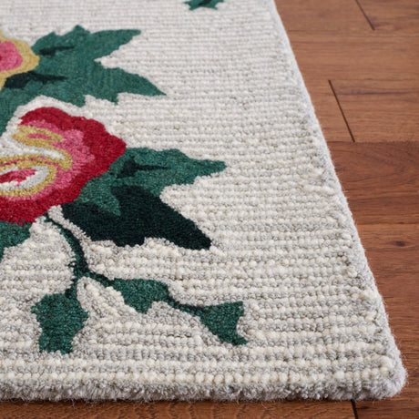Safavieh Jardin Jar156A Ivory/Red Rug - Safavieh - jar156a - 6r