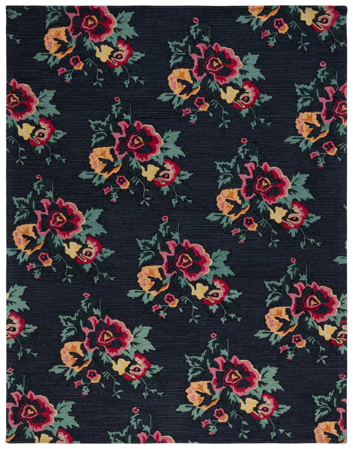 Safavieh Jardin Jar157Z Black/Pink Rug - Safavieh - jar157z - 6r