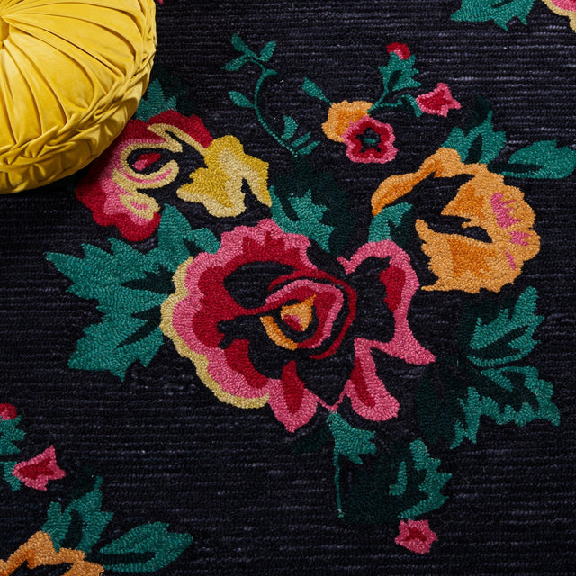 Safavieh Jardin Jar157Z Black/Pink Rug - Safavieh - jar157z - 6r