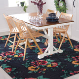 Safavieh Jardin Jar157Z Black/Pink Rug - Safavieh - jar157z - 6r