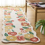 Safavieh Jardin 2'-3" x 8'-0" Rug in Ivory / Red