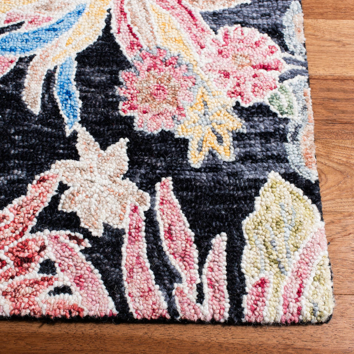 Safavieh Jardin Jar251H Charcoal/Red Rugs - Safavieh - jar251h - 6r