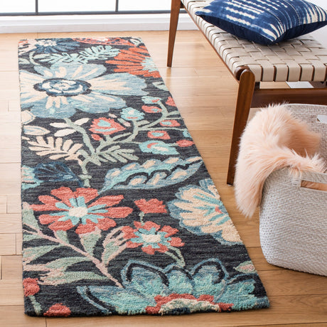 Safavieh Jardin Jar252H Charcoal/Blue Rugs - Safavieh - jar252h - 6r