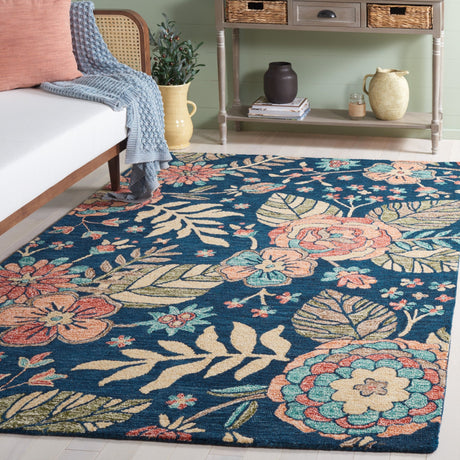 Safavieh Jardin Jar253M Blue/Green Rug - Safavieh - jar253m - 3