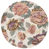 Safavieh Jardin 6'-0" x 6'-0" Rug in Ivory / Red