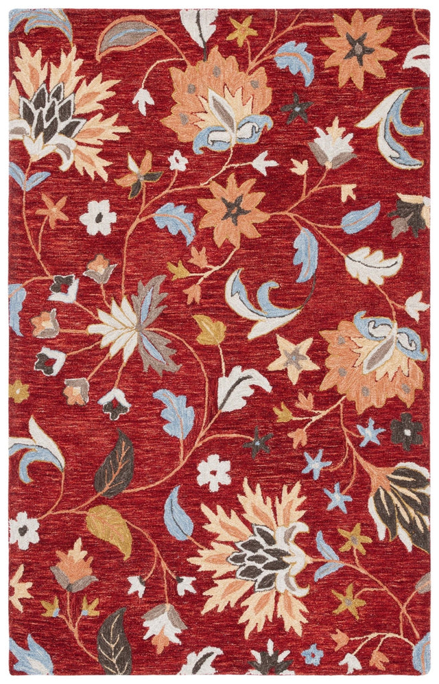 Safavieh Jardin Jar256Q Red/Orange Rug - Safavieh - jar256q - 3