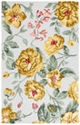 Safavieh Jardin 4'-0" x 6'-0" Rug in Gold / Sage