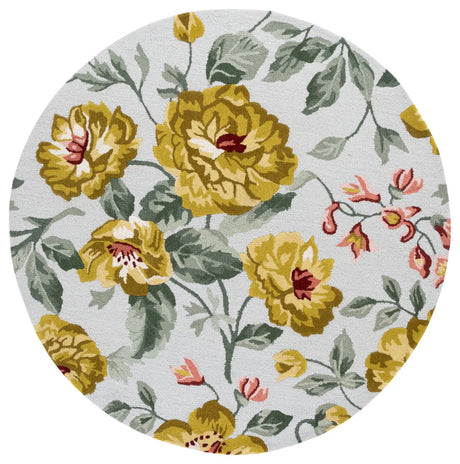 Safavieh Jardin 6'-0" x 6'-0" Rug in Gold / Sage