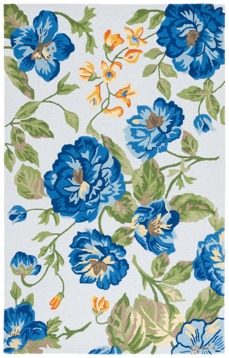 Safavieh Jardin 4'-0" x 6'-0" Rug in Light Grey / Blue