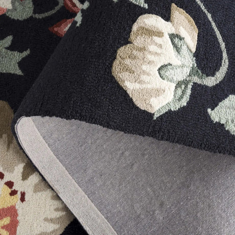 Safavieh Jardin 4'-0" x 6'-0" Rug in Black / Beige