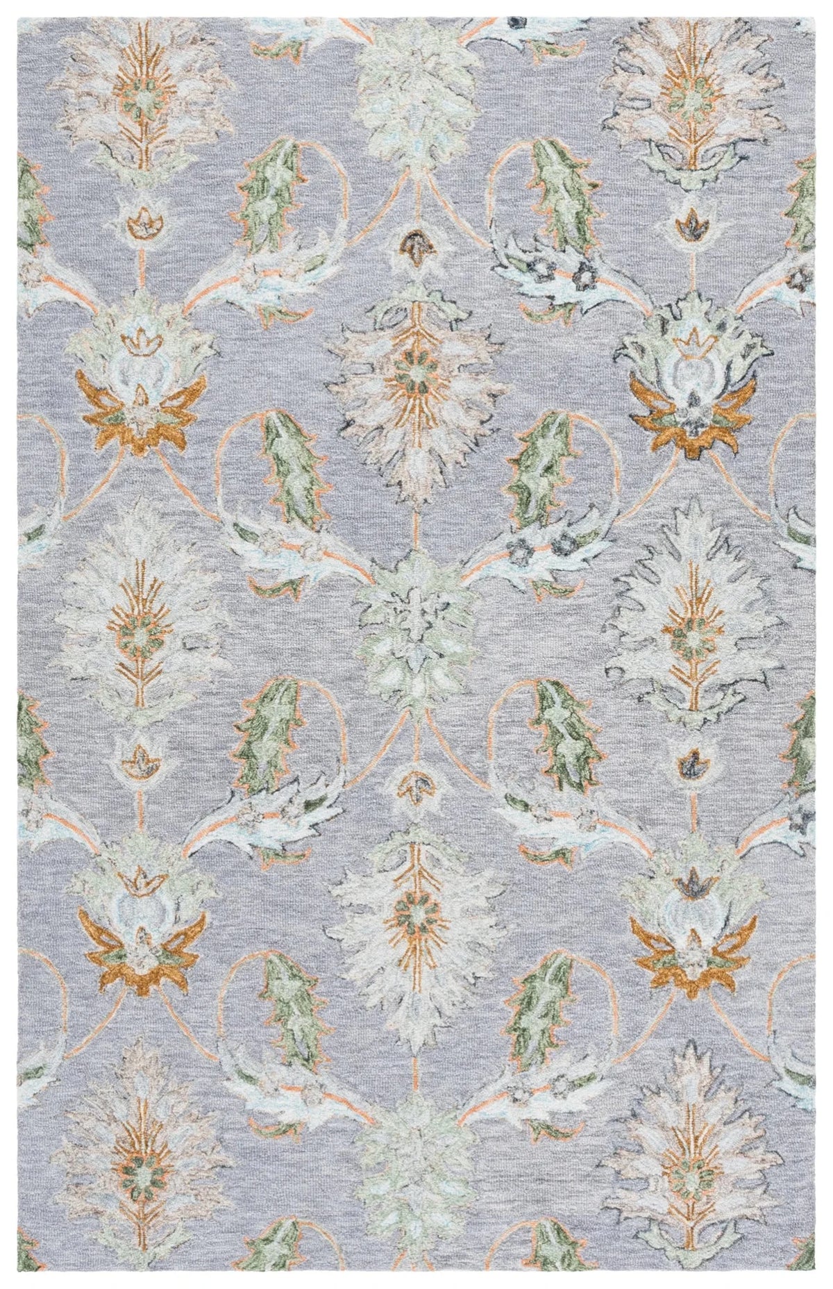 Safavieh Jardin 4'-0" x 6'-0" Rug in Grey / Green