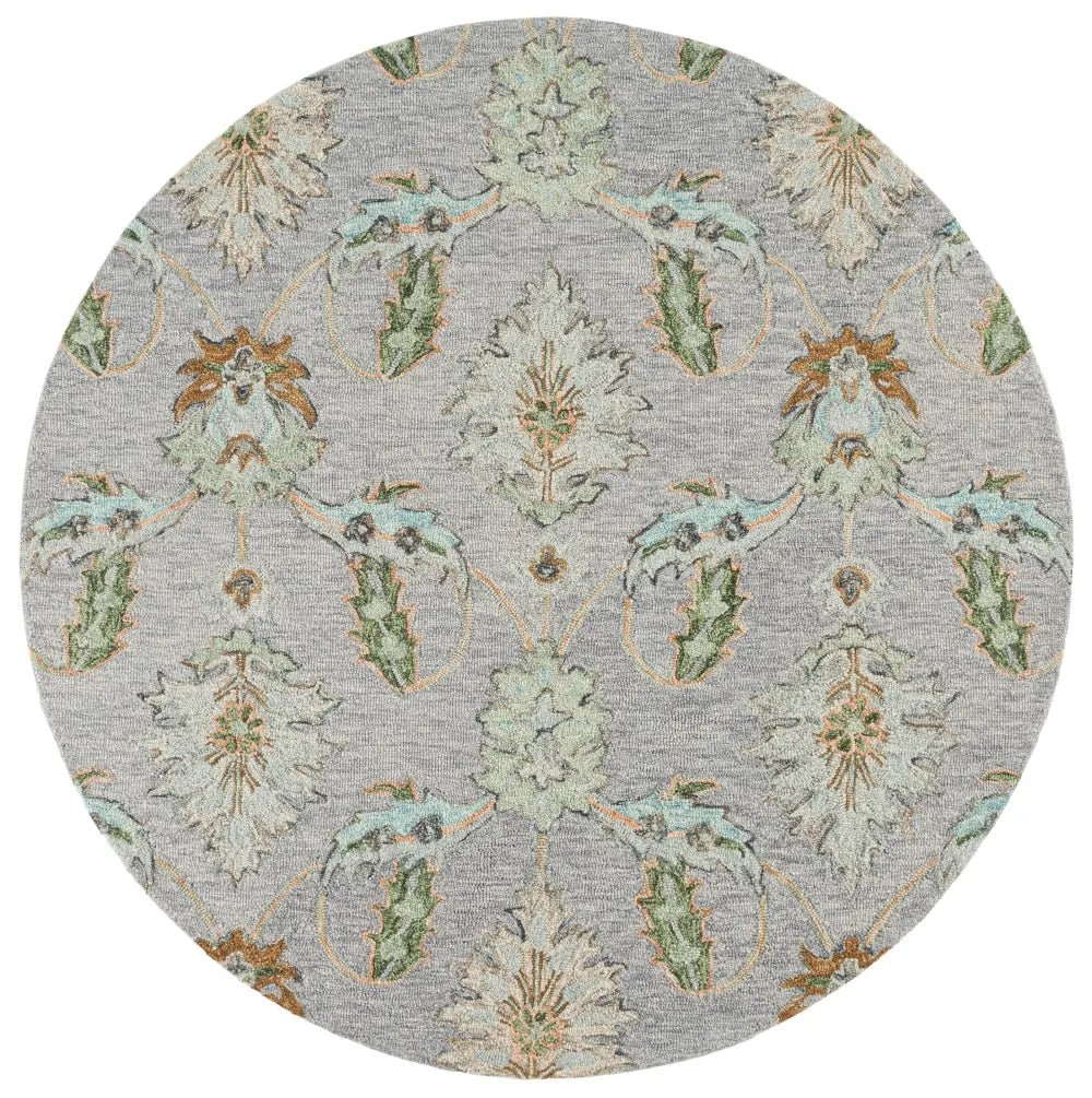 Safavieh Jardin 6'-0" x 6'-0" Rug in Grey / Green