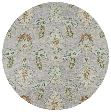 Safavieh Jardin 6'-0" x 6'-0" Rug in Grey / Green
