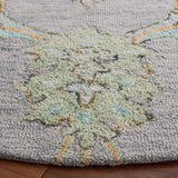 Safavieh Jardin 6'-0" x 6'-0" Rug in Grey / Green