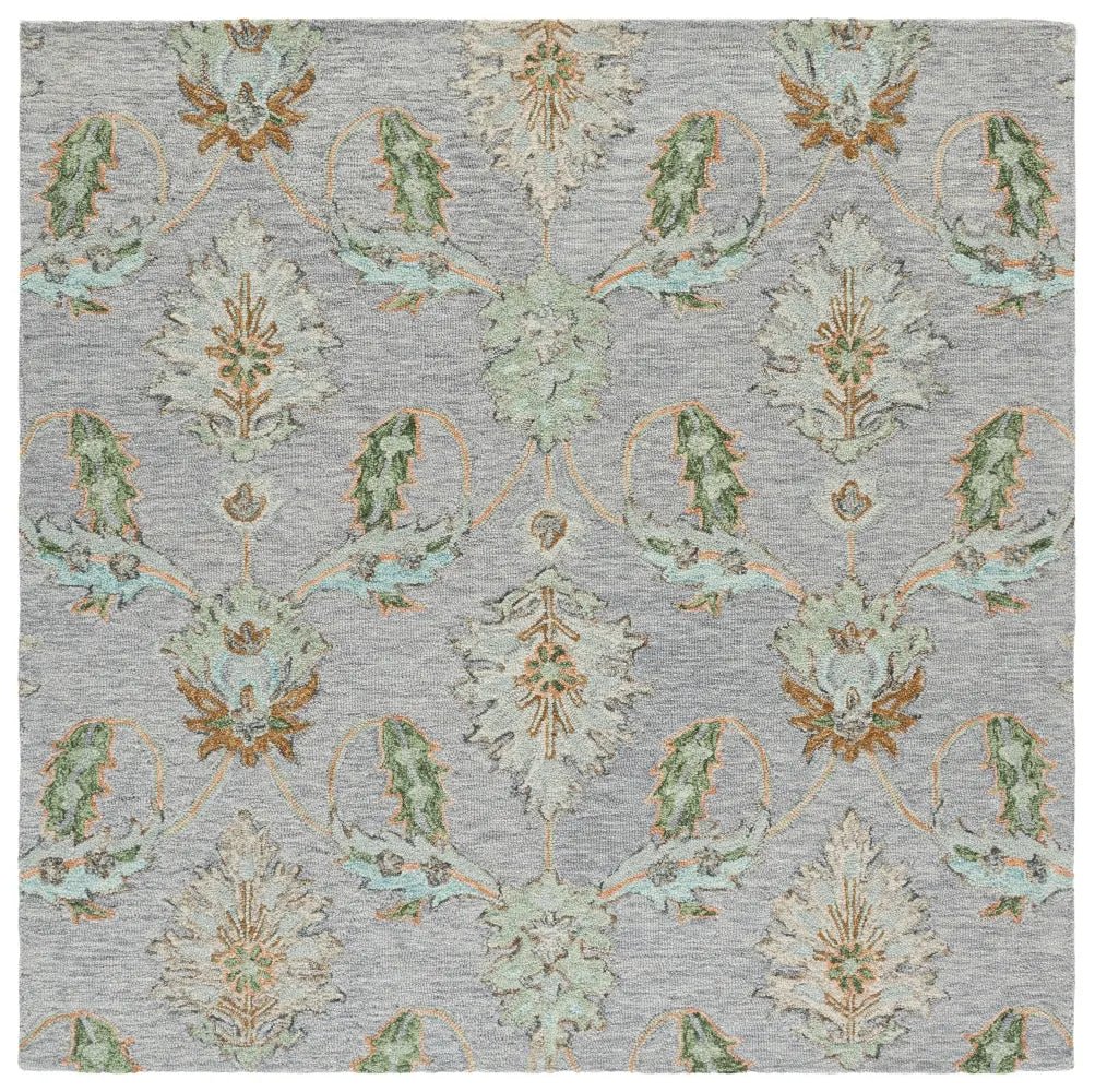 Safavieh Jardin 6'-0" x 6'-0" Rug in Grey / Green