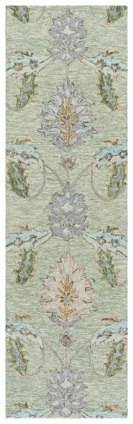 Safavieh Jardin 2'-3" x 8'-0" Rug in Sage / Green