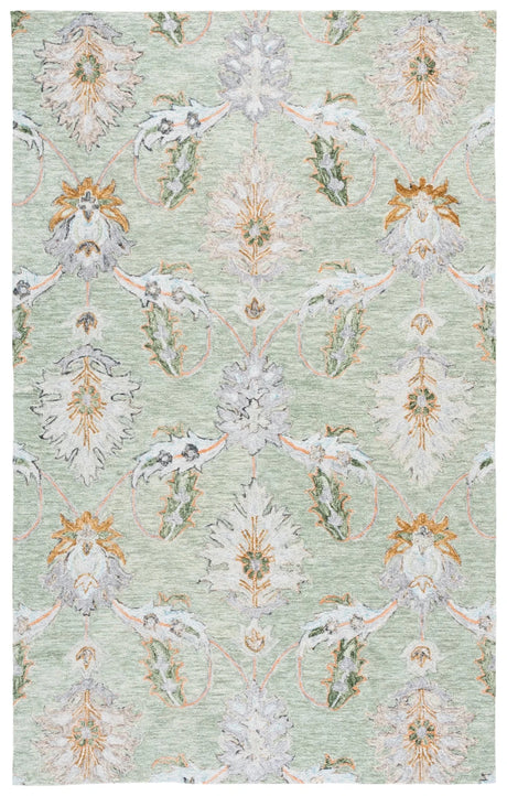 Safavieh Jardin 4'-0" x 6'-0" Rug in Sage / Green