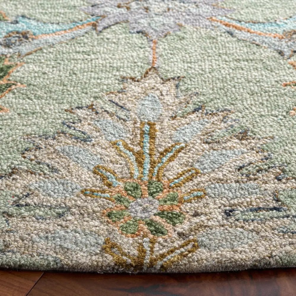 Safavieh Jardin 6'-0" x 6'-0" Rug in Sage / Green