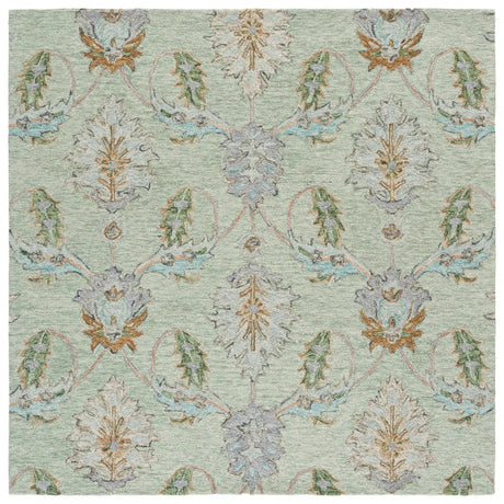 Safavieh Jardin 6'-0" x 6'-0" Rug in Sage / Green