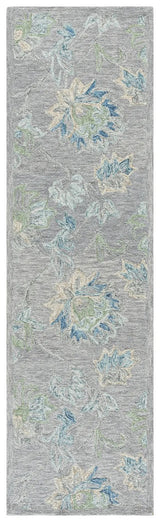 Safavieh Jardin 2'-3" x 8'-0" Rug in Grey / Blue