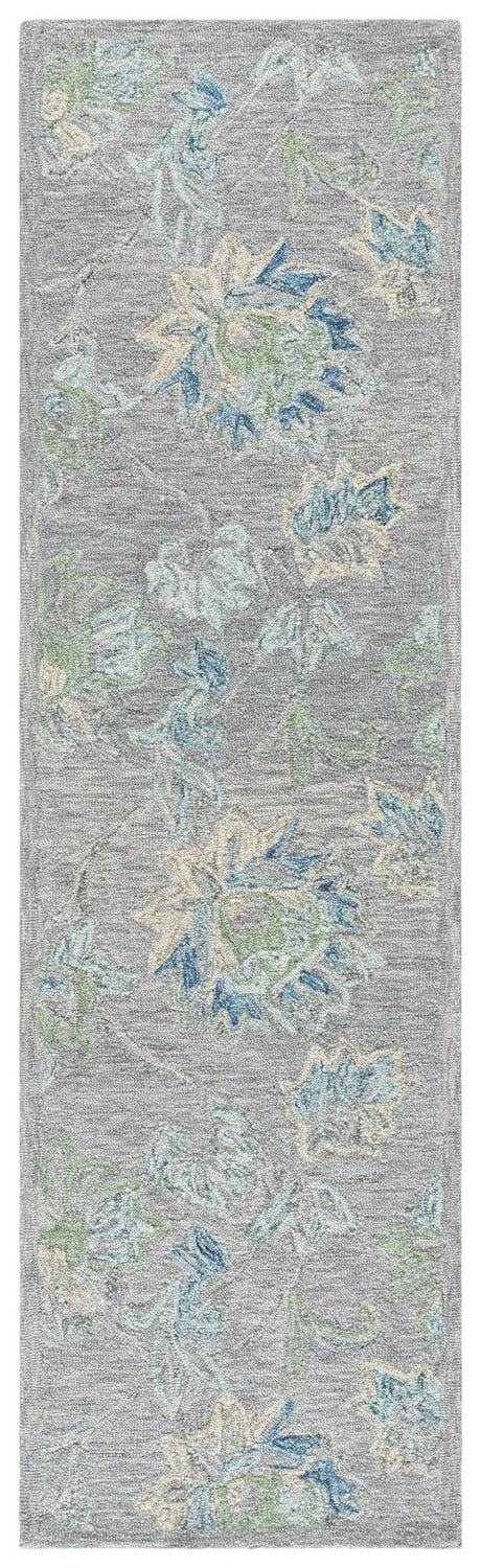 Safavieh Jardin 2'-3" x 8'-0" Rug in Grey / Blue