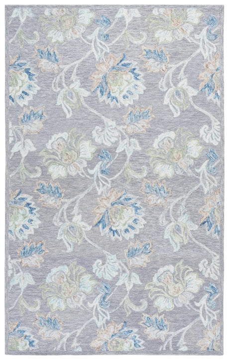 Safavieh Jardin 4'-0" x 6'-0" Rug in Grey / Blue