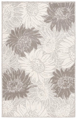 Safavieh Jardin 4'-0" x 6'-0" Rug in Grey / Ivory