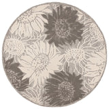 Safavieh Jardin 6'-0" x 6'-0" Rug in Grey / Ivory