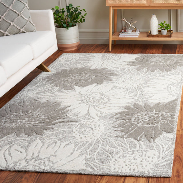 Safavieh Jardin Jar327F Grey/Ivory Rug - Safavieh - jar327f - 3