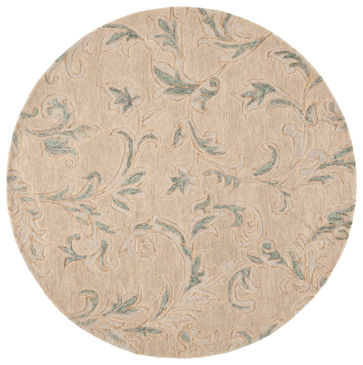 Safavieh Jardin 6'-0" x 6'-0" Rug in Beige / Grey