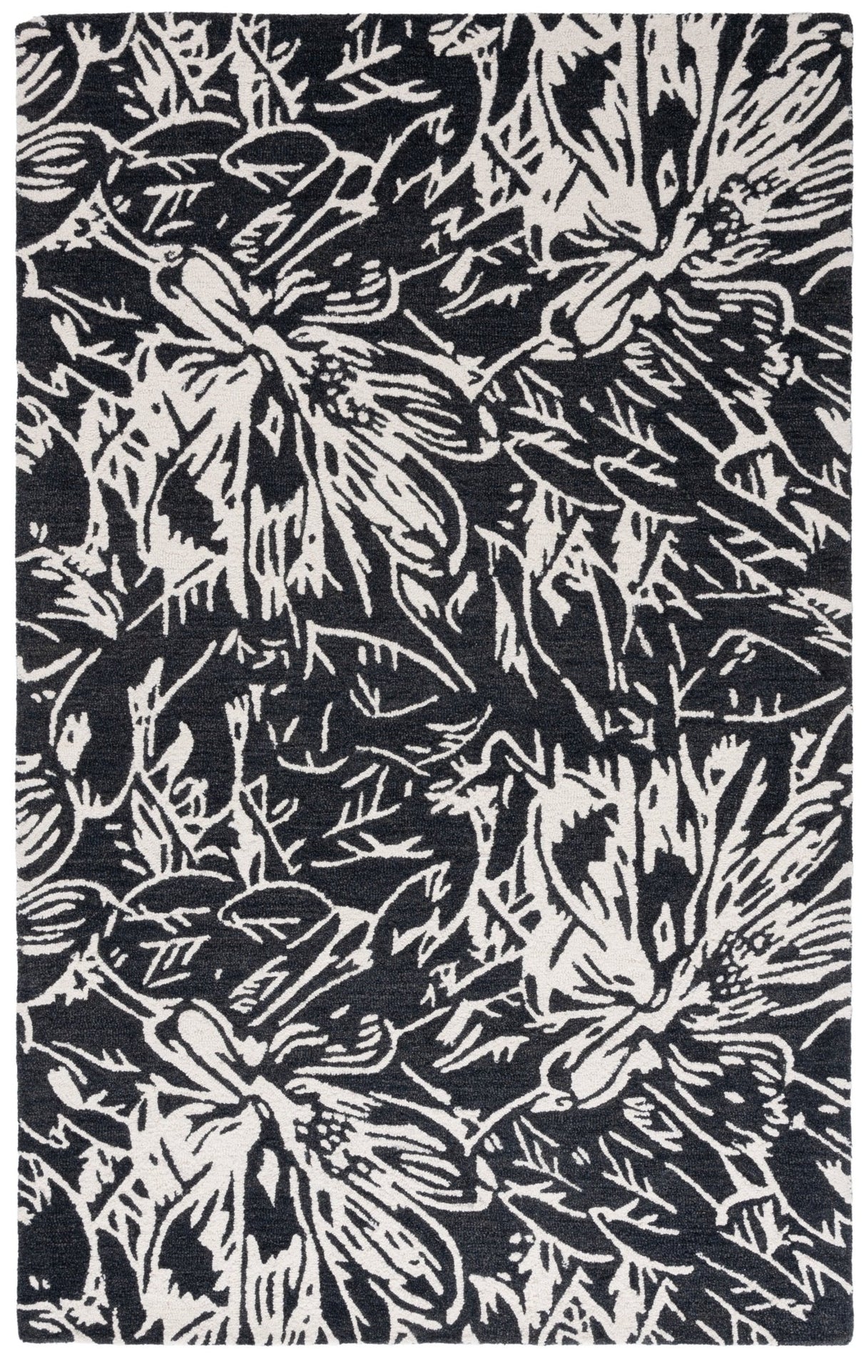 Safavieh Jardin Jar329Z Black/Ivory Rug - Safavieh - jar329z - 8