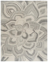 Safavieh Jardin 8'-0" x 10'-0" Rug in Ivory / Grey