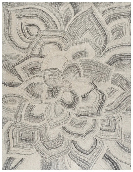Safavieh Jardin 8'-0" x 10'-0" Rug in Ivory / Grey