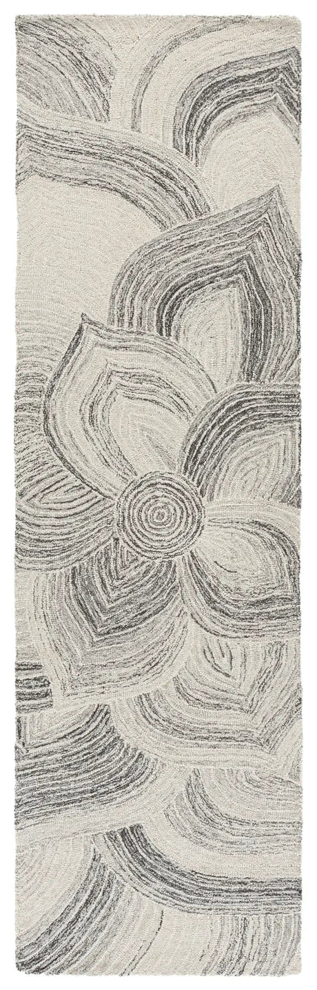 Safavieh Jardin 2'-3" x 8'-0" Rug in Ivory / Grey