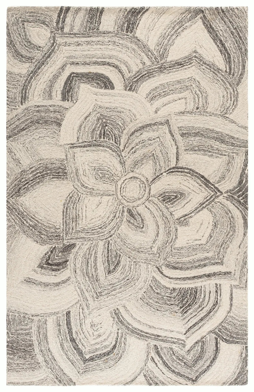 Safavieh Jardin 5'-0" x 8'-0" Rug in Ivory / Grey