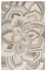 Safavieh Jardin 5'-0" x 8'-0" Rug in Ivory / Grey